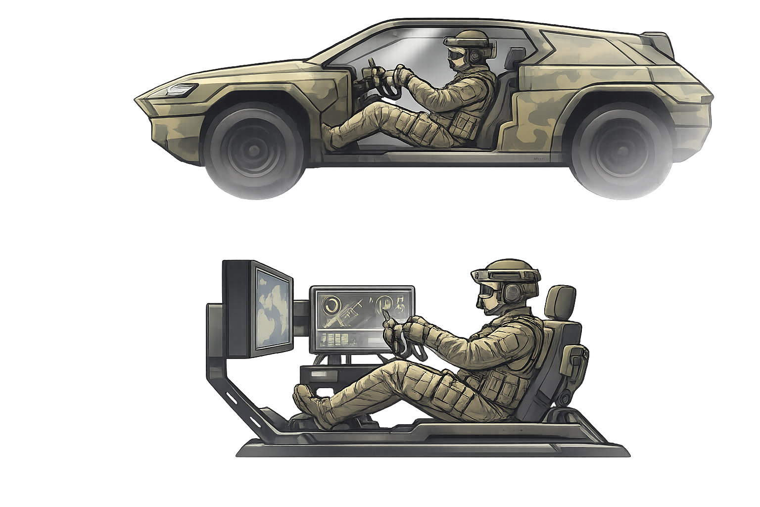 FLOW system bridging simulation training and real-world operations